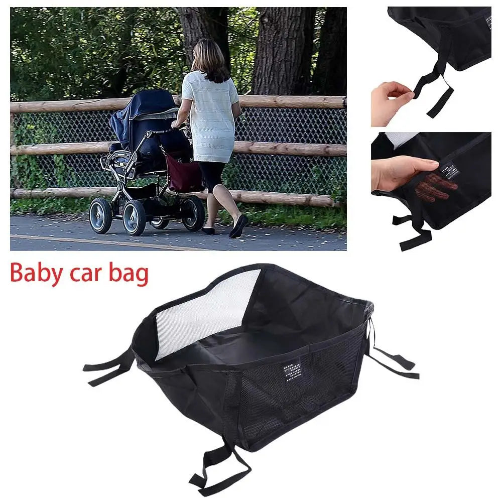 Stroller Organizer Bag Baby Portable Pram Stroller Accessories Stroller Basket Hanging Basket